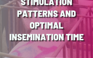 Stimulation patterns and optimal insemination time